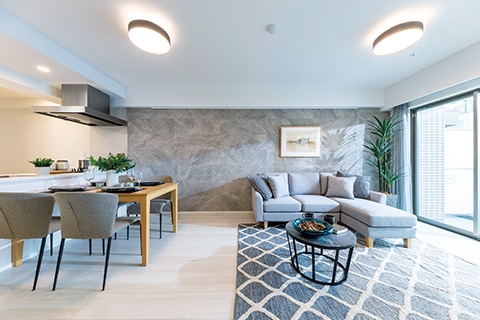 Living Dining Kitchen