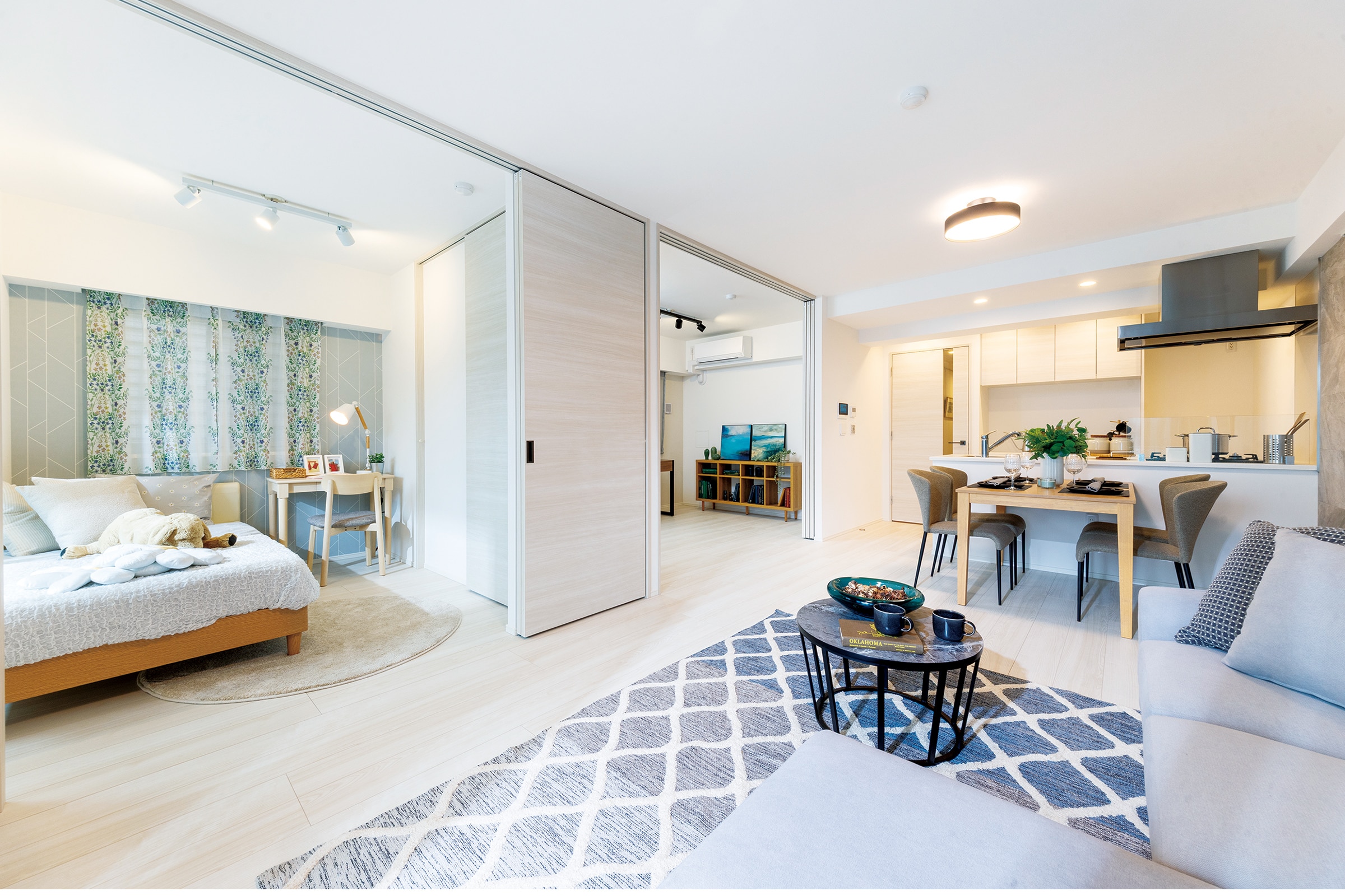 Living Dining Kitchen