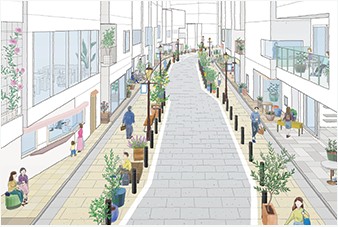 区役所通り登栄会商店街のイメージ
