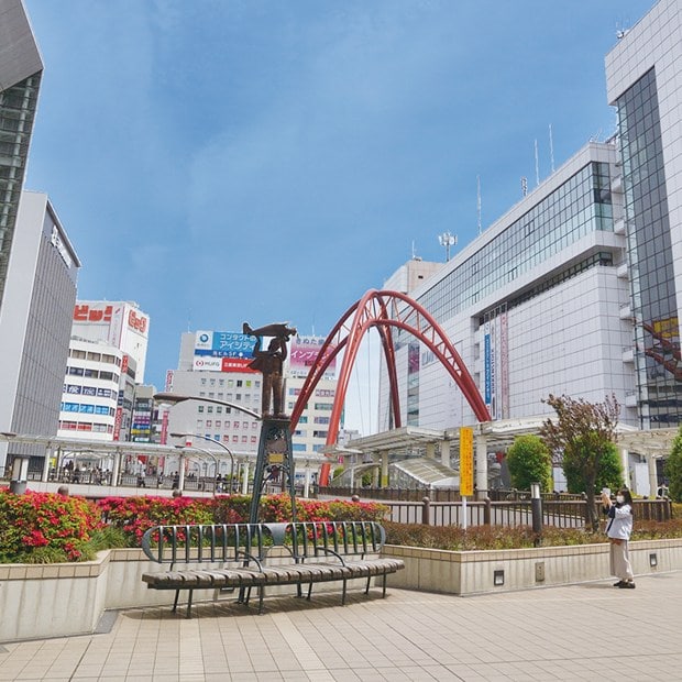 立川の街並み