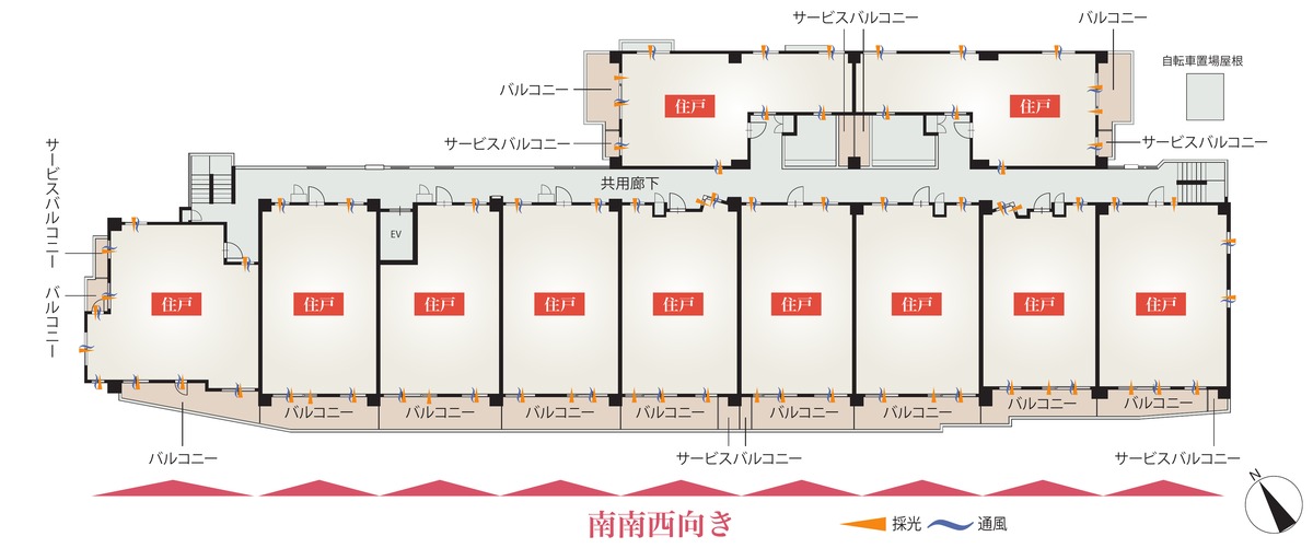 2階平面図イメージイラスト