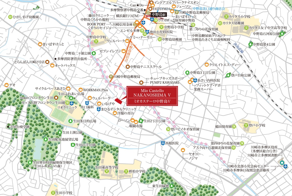 現地案内図