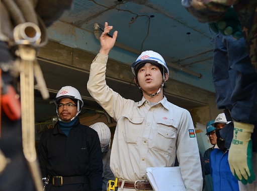 建物は一人では建てられない。だから現場でのコミュニケーションが大切なんです。