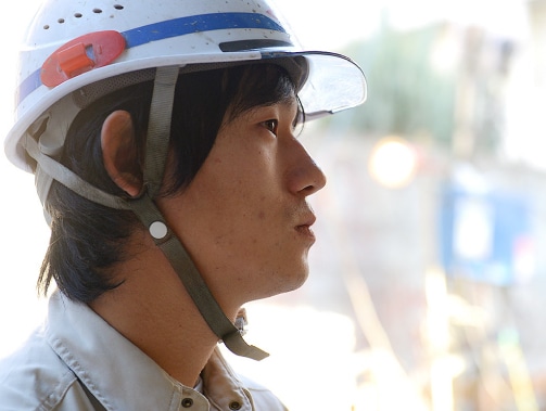 建物は一人では建てられない。だから現場でのコミュニケーションが大切なんです。