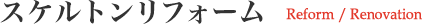 スケルトンリフォーム